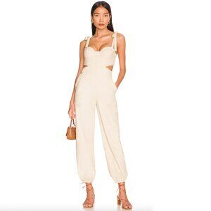 Tularosa Kylo Jumpsuit in Sandstone - Revolve Size XS
